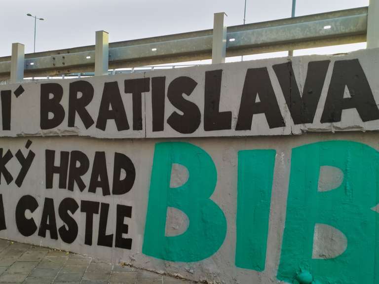 Grafitti niños Bratislava